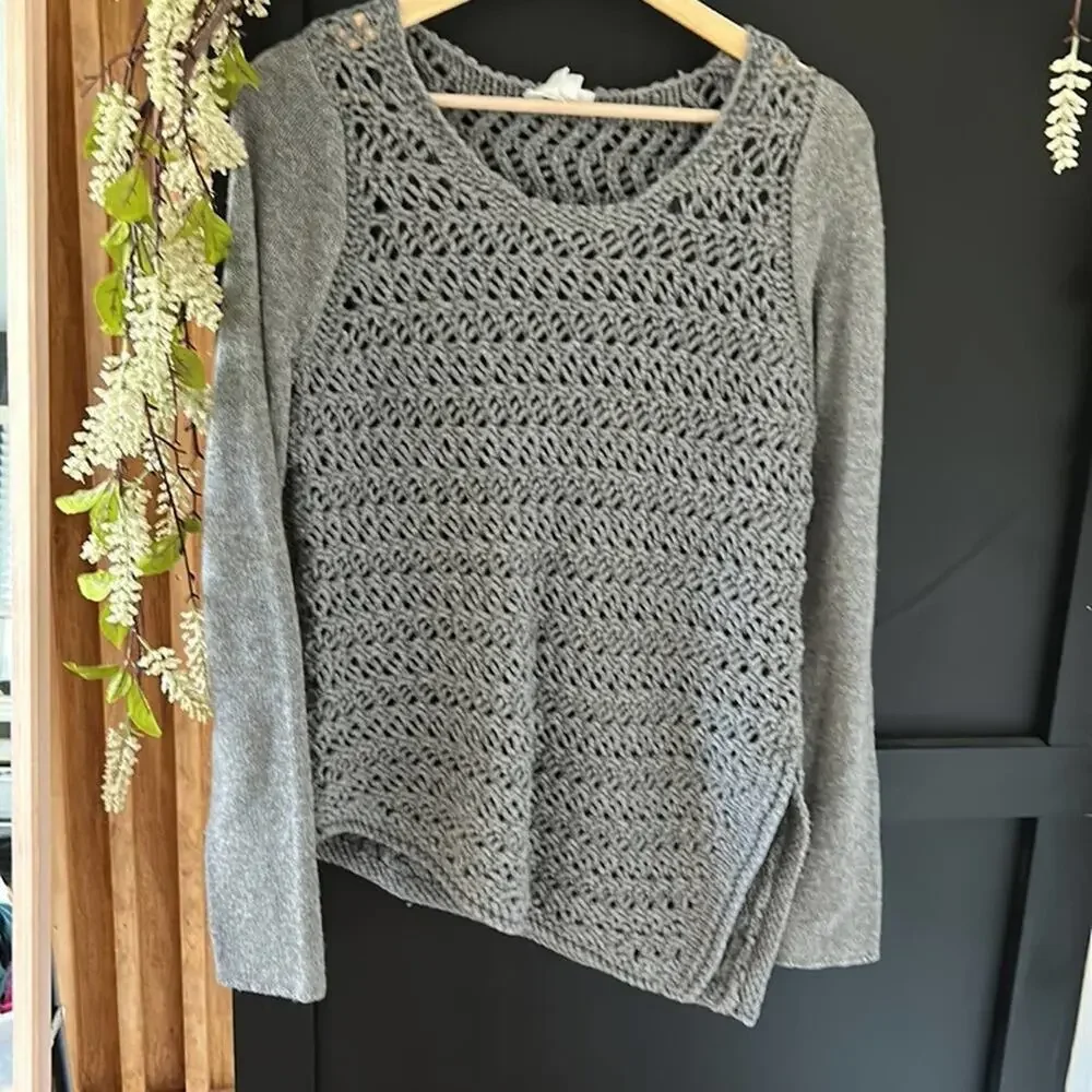 Helmut Lang‎ Wool Cashmere Pullover Asymmetrical sweater. Size S